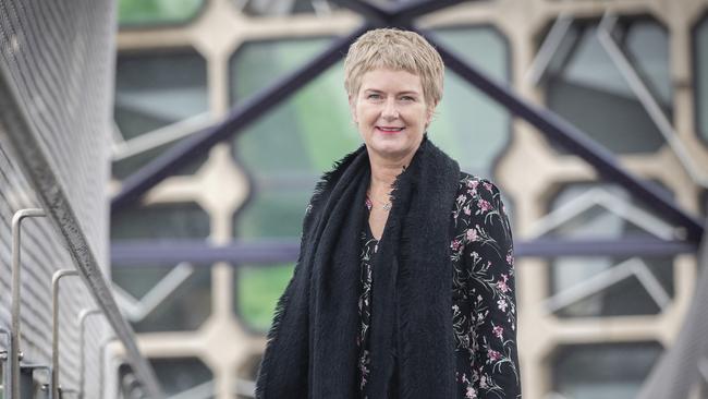 Mindfulness teacher and Research Fellow at the Menzies Institute for medical Research Larissa Bartlett. Picture: Chris Kidd