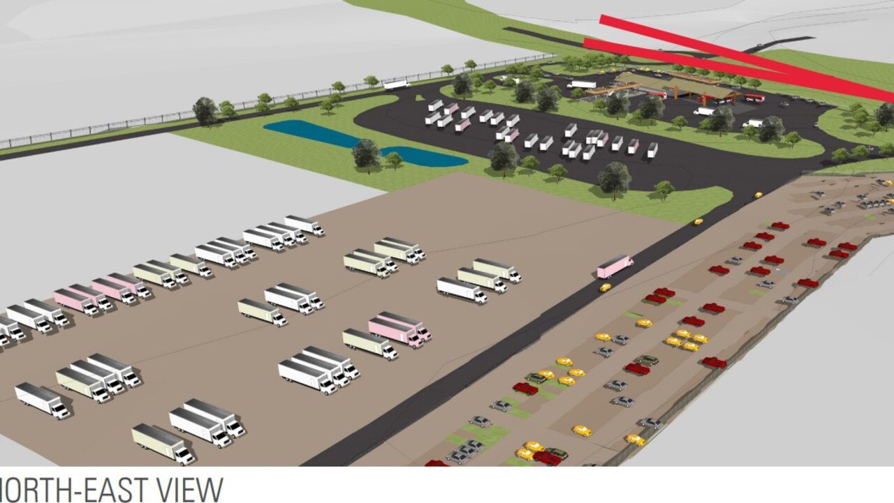 Design plans for the Eton Transit Centre along the Peak Downs Hwy at the intersection of Eton Homebush Rd. Picture: Supplied to Mackay Regional Council