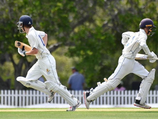 GPS First XI cricket between Churchie and Toowoomba Grammar SchoolSaturday February 25, 2022. Picture, John Gass