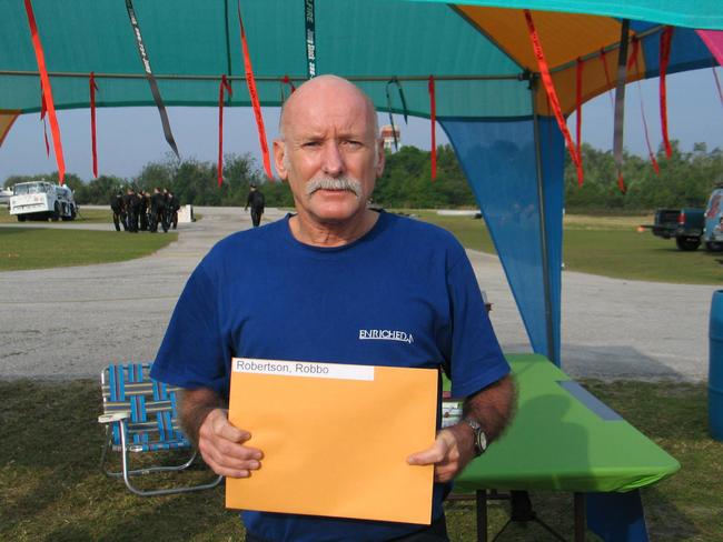 Mr Robertson was not only a keen skydiver, but also a much-loved member of the Port Macquarie Hastings Hockey Association. Pic Facebook