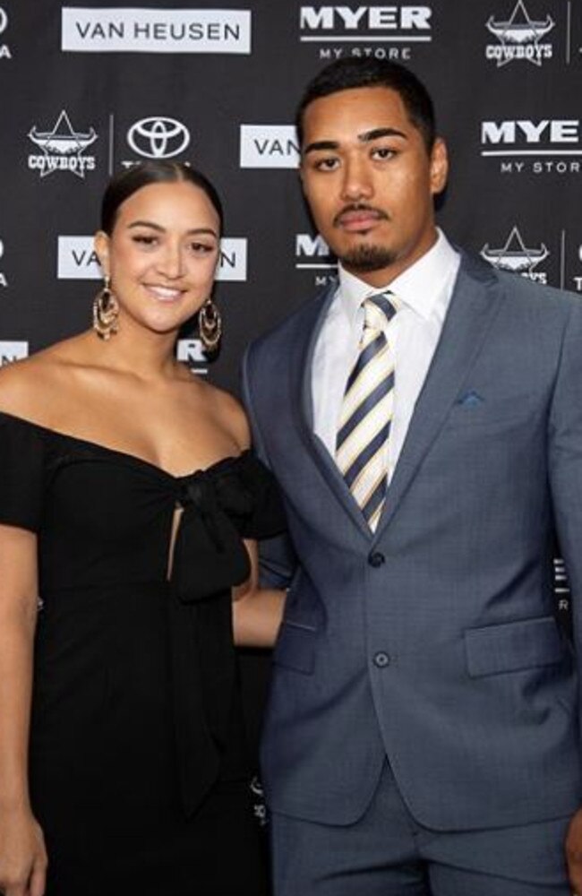 Paris Needham-Brown and Connelly Lemuelu. Picture: Instagram/cons_lemuelu