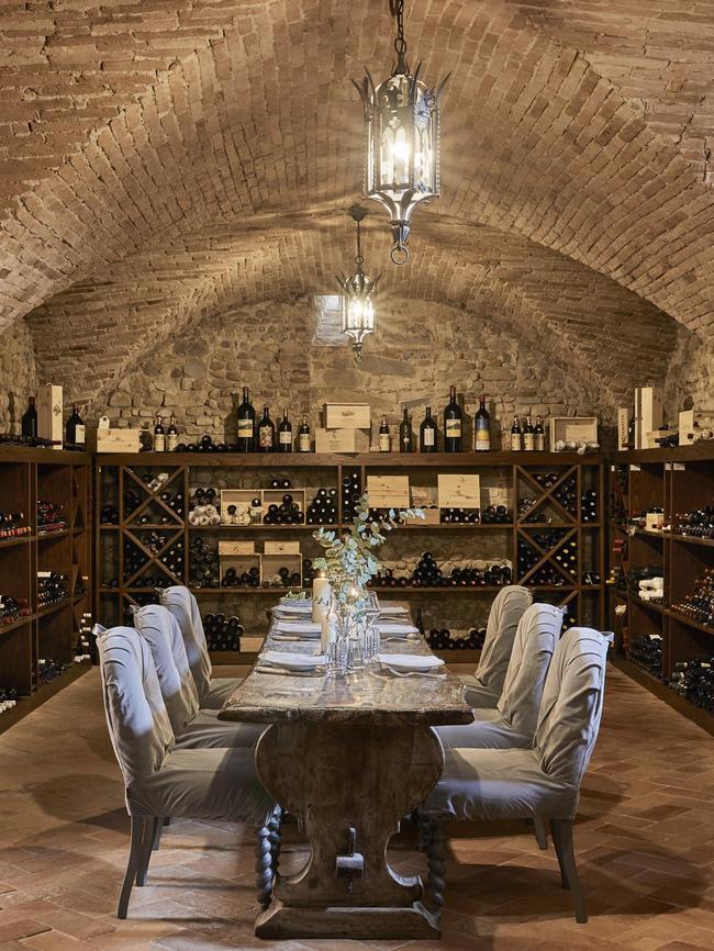 The Wine Cellar at Castello Del Nero.