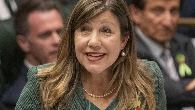 SYDNEY AUSTRALIA - NewsWire Photos, 21 JUNE, 2023: Minister for industrial relations, Sophie Cotsis during NSW Parliament question time, Macquarie Street, Sydney.Picture: NCA NewsWire / Simon Bullard