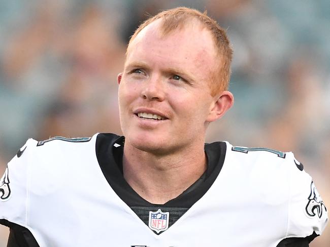 PHILADELPHIA, PA - AUGUST 09: Philadelphia Eagles punter Cameron Johnston (1) looks on during a NFL preseason game between the Philadelphia Eagles and the Pittsburgh Steelers on August 9, 2018, at Lincoln Financial Field in Philadelphia,PA. (Photo by Andy Lewis/Icon Sportswire via Getty Images)