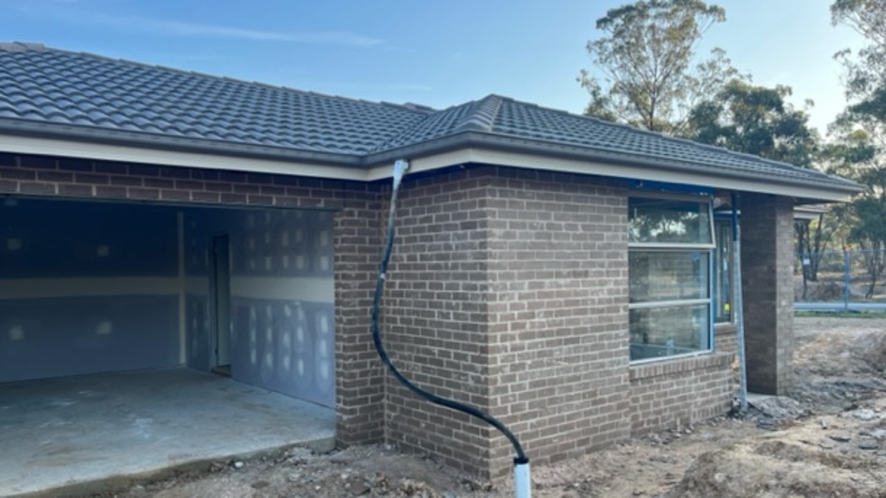 One of Ms Cavallo’s investment properties under construction in Bendigo. Picture: Supplied.