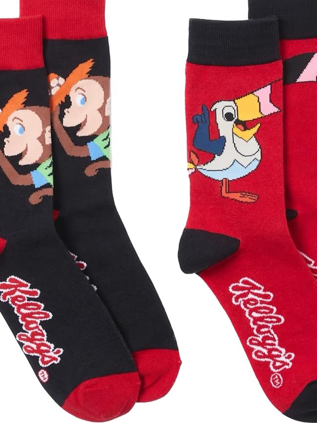 2 Pack Kellogs License Socks