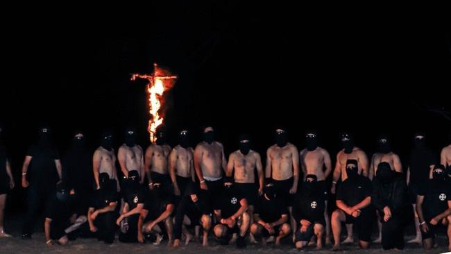 National Socialist Network neo-Nazis gathered in the Grampians.