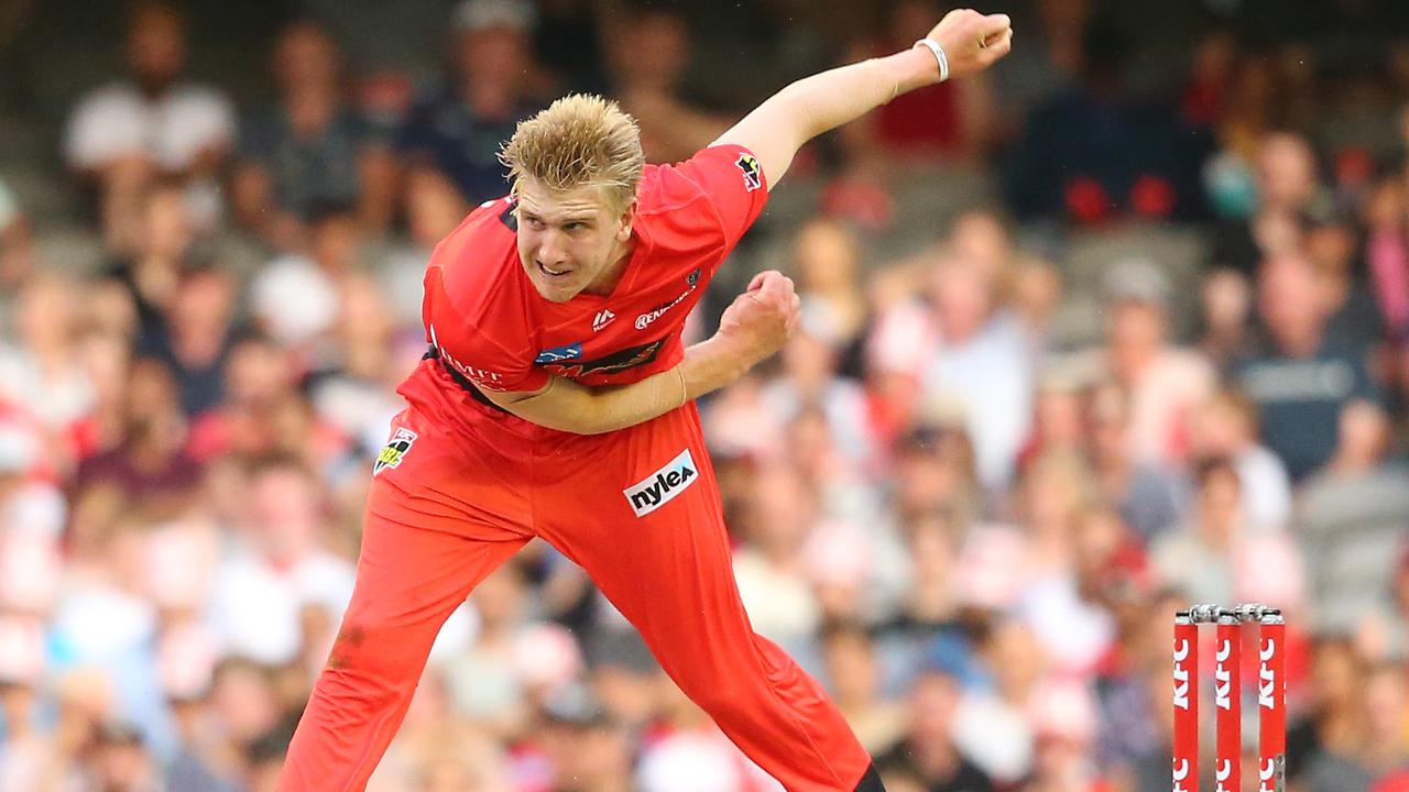 Will Sutherland bowled three overs in Melbourne Renegades’ loss to Adelaide Strikers.