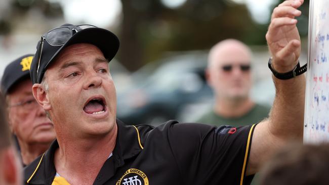 Werribee Districts coach Chris Gilham. Photo: George Sal