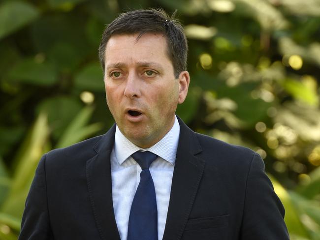 Victorian Opposition Leader Matthew Guy. Picture: Andrew Henshaw