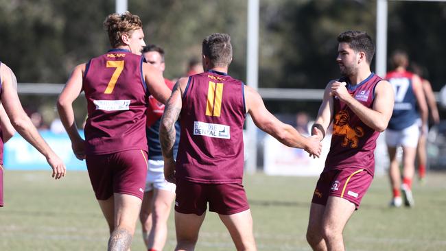 QAFL semi-final between Palm Beach Currumbin and Surfers Paradise at Salk Oval. Photo of