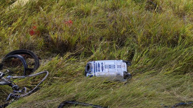 Moonie Highway crash. Pic: Peta McEachern