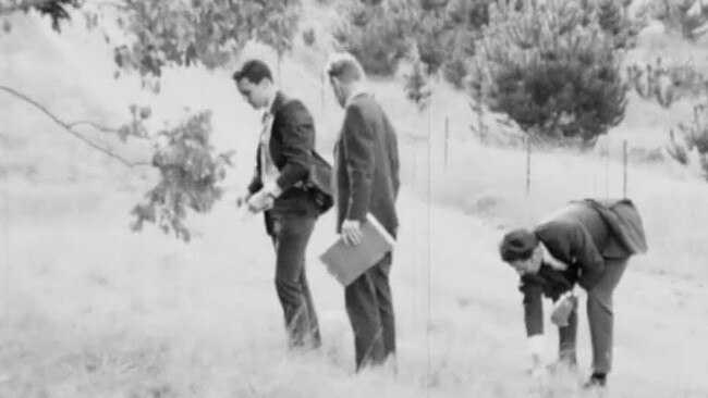 The search for Keren Rowland in 1971. Supplied