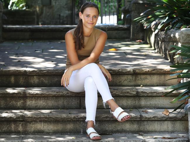 Siena Armati, 21, went on a social media detox as part of her recovery from anorexia. Picture: David Swift