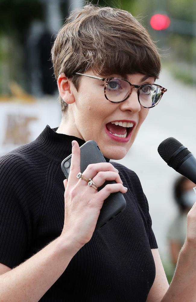 Greens candidate for South Brisbane Amy MacMahon. Picture: Liam Kidston.