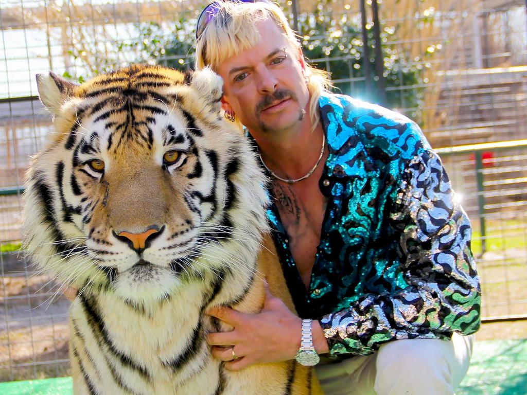 Joe Exotic is now in prison for murder-for-hire. Picture: Netflix US/AFP