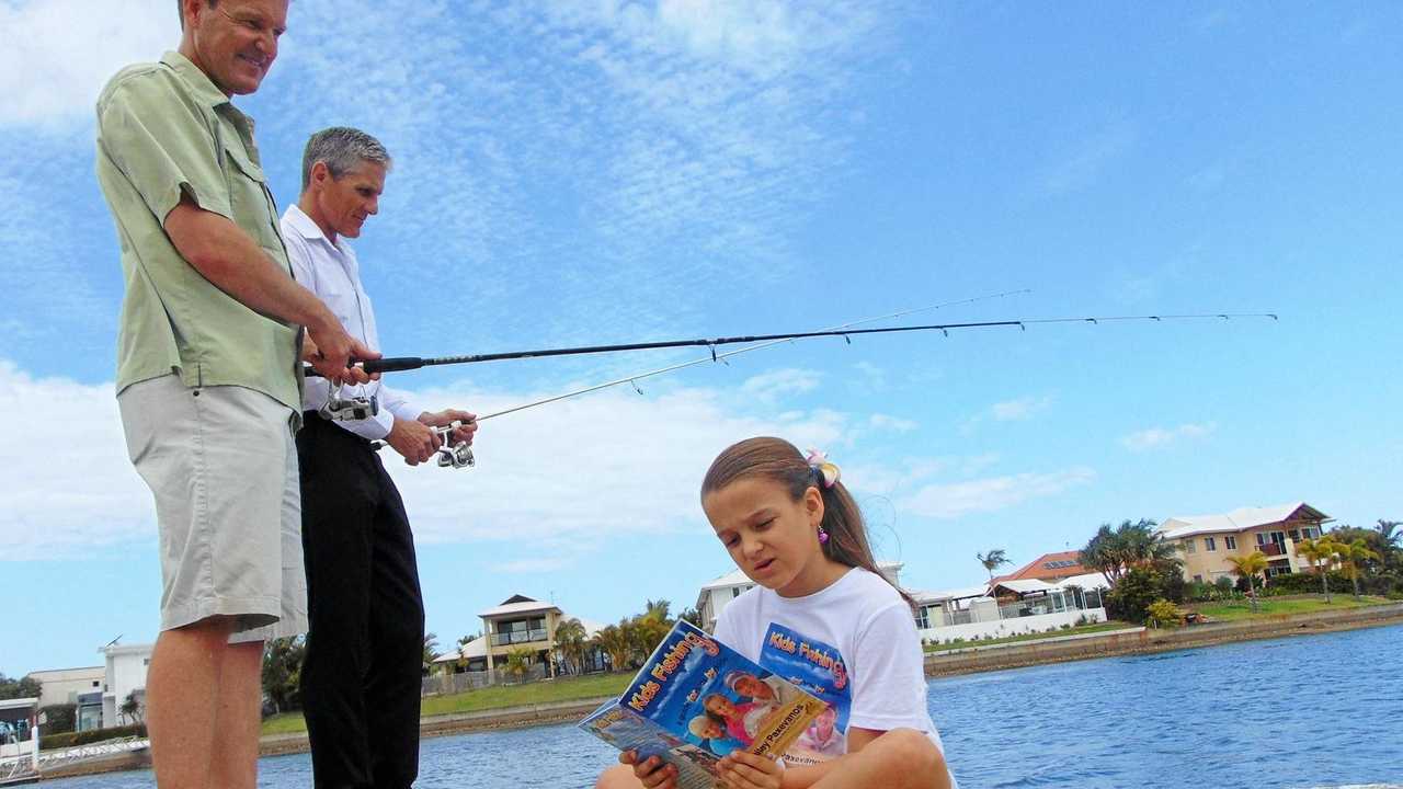 Getting kids hooked on fishing a page at a time