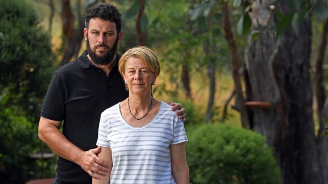 Clive and Barb Spriggs, the family of Bob Spriggs. Picture: Tom Huntley