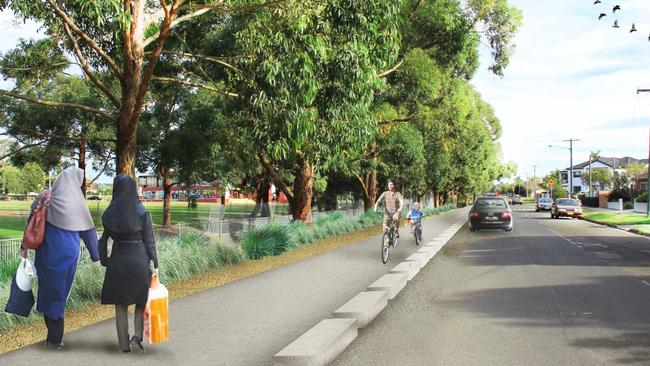 Artist impression of the revamped Parry Park, Lakemba.