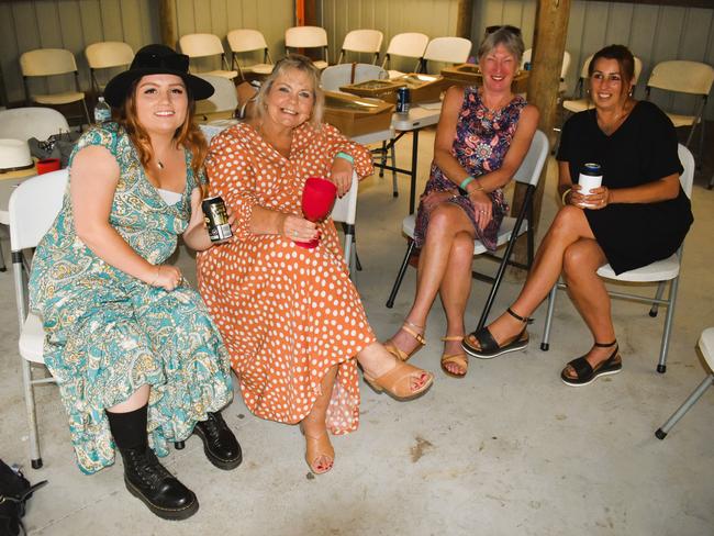 Jae Davey, Mandy Bowler, Deb Pearce and Kylie Banister at the Alex Scott &amp; Staff Woolamai Cup on Saturday, February 8, 2025. Picture: Jack Colantuono