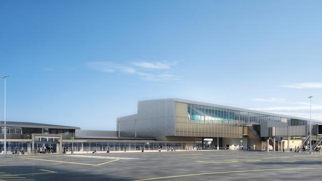 An artist’s impressions of the Gold Coast Airport upgrade. Picture: Supplied.