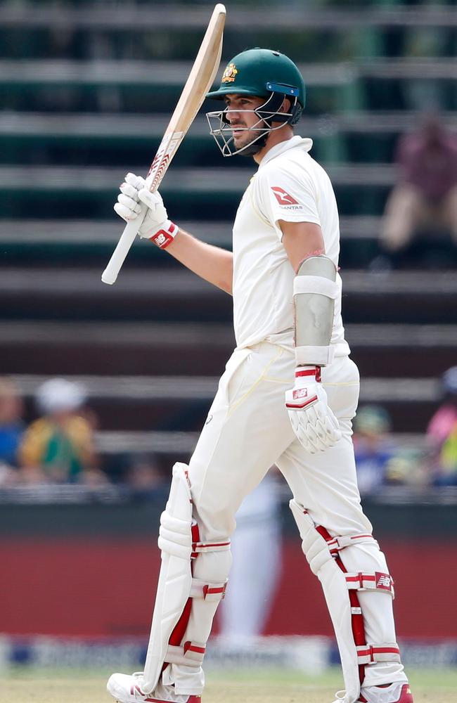 Cummins stood up with the bat for Australia.