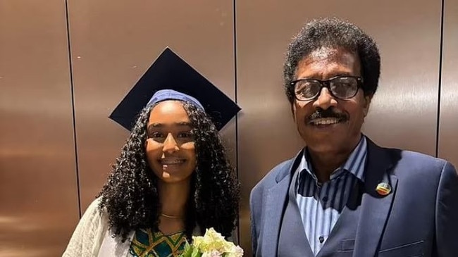 Eyerusalem Sendeku Achamyeleh is hoping to raise money to take the body of her father Sendeku Tesema, 58, back to Ethiopia after he was killed in a horrific car crash. Picture: Facebook.