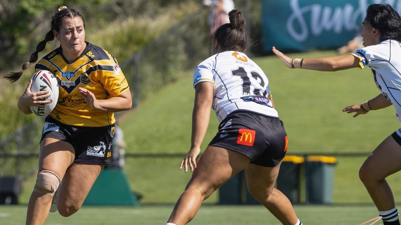 Sunshine Coast Falcons BMD player Rhemy Hinckesman in action. Picture: Nicola Anne Photography.