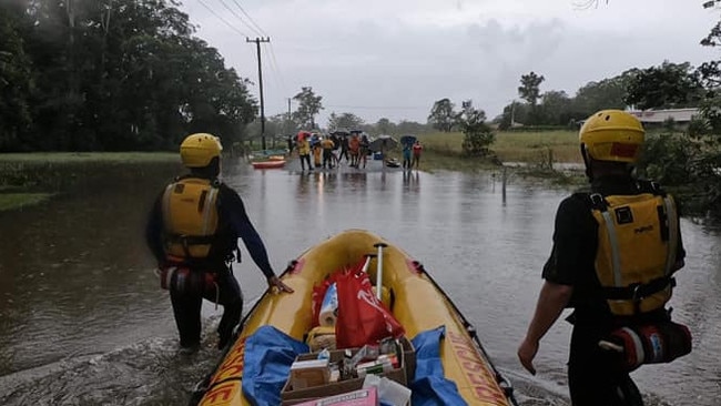 FLOOD RESCUE: Members of the Volunteer Rescue Association Tweed District have been very active over the past few days assisting other agencies including the SES and Ambulance NSW. File Photo.