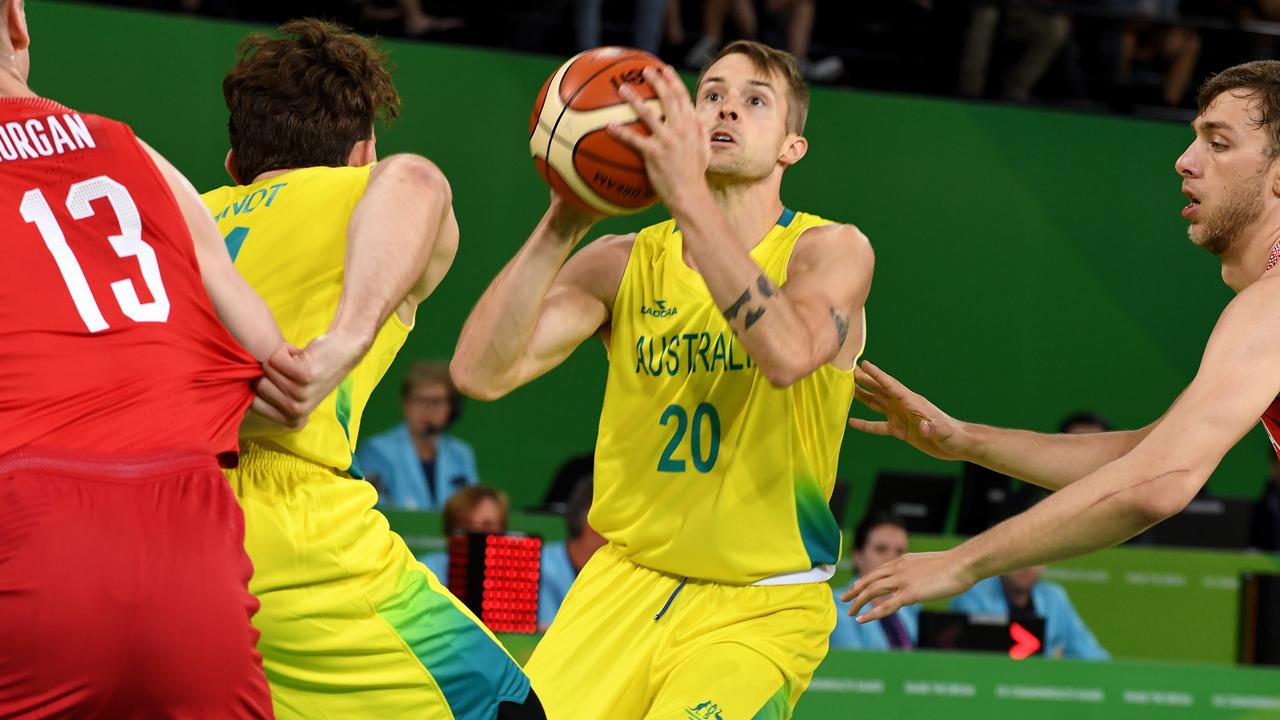 Australia's Nathan Sobey lines up a long range shot