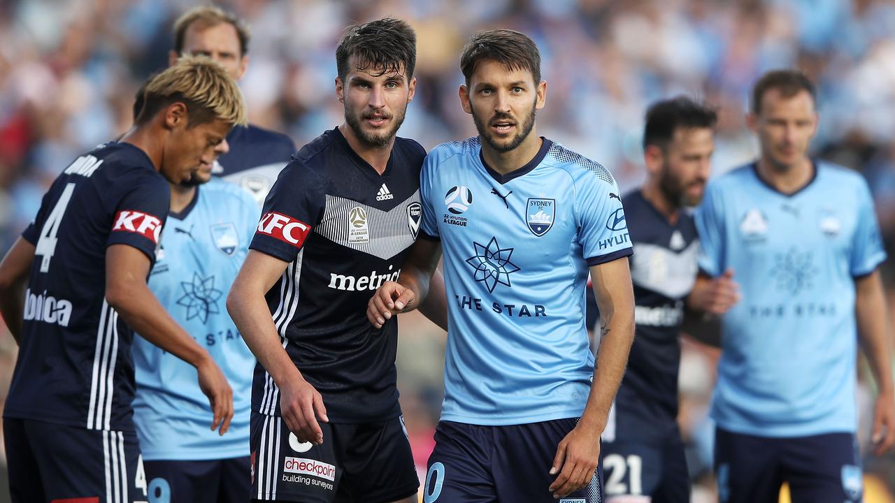 Sydney FC will take on Melbourne Victory in the second A-League semi-final.