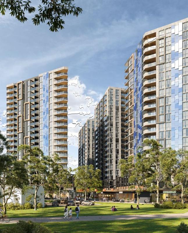 The series of towers will be the tallest in Mt Druitt