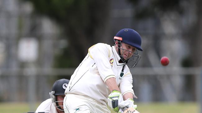 Clinton Peake batting for South Barwon. Picture: Mike Dugdale