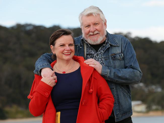 Graham Hood and his wife Miranda Douglas accessed $10,000 of his superannuation and used it to wipe two credit card debts. Picture: David Swift