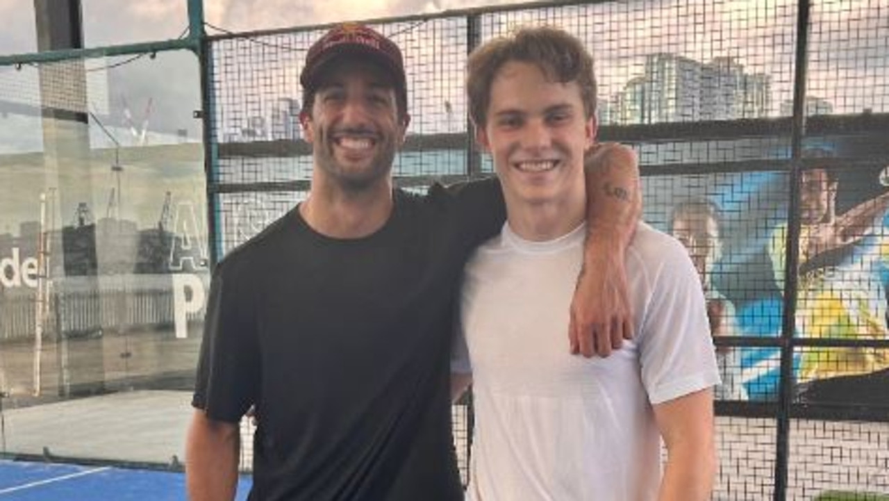 Daniel Ricciardo and Oscar Piastri. Photo: Instagram