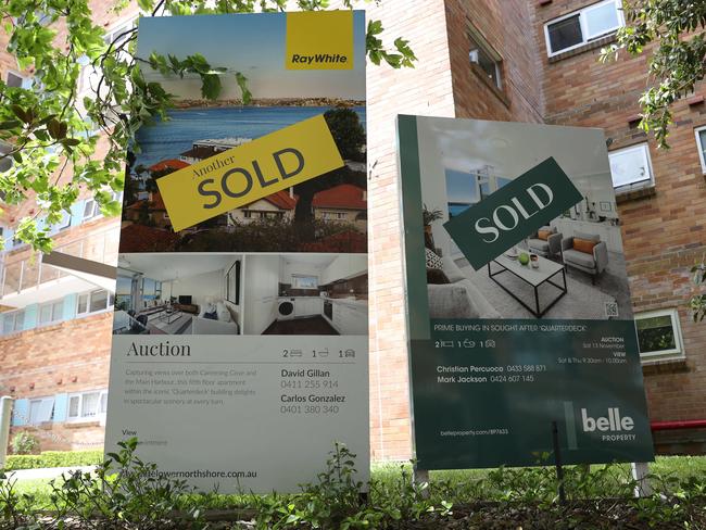 SYDNEY, AUSTRALIA - NewsWire Photos November 3, 2021: Generics stock photos of housing and real estate signage. Picture: NCA NewsWire / David Swift