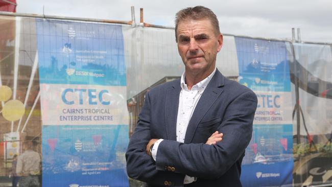 Advance Cairns chair Nick Trompf is lobbying for the state and Federal government to back James Cook University's bid to build student accommodation near its Smithfield and CBD campuses. Picture: Samuel Davis