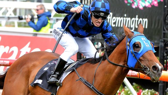 Buffering finished runner-up twice in the Stradbroke with 58kg. Picture: Jay Town