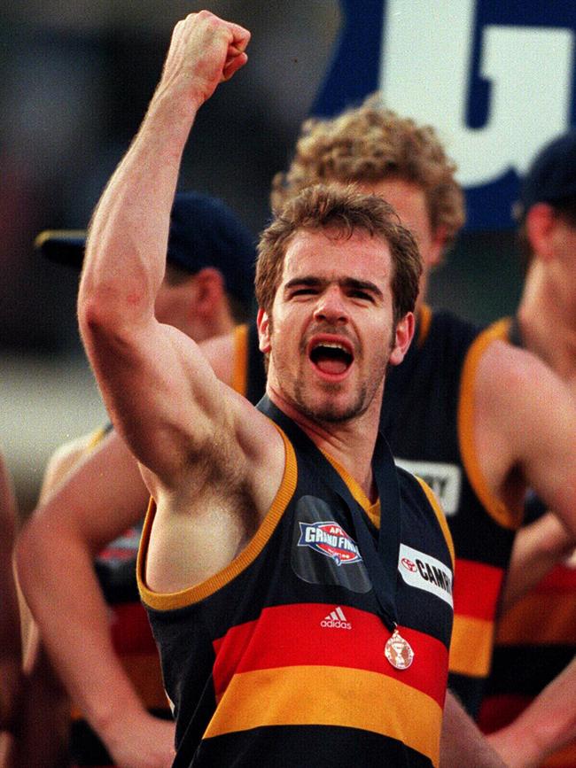 Adelaide Crows legend Mark Ricciuto (seen playing against North Melbourne in the 1998 Grand Final) trialed the Paradigm drug Zilosul last year.