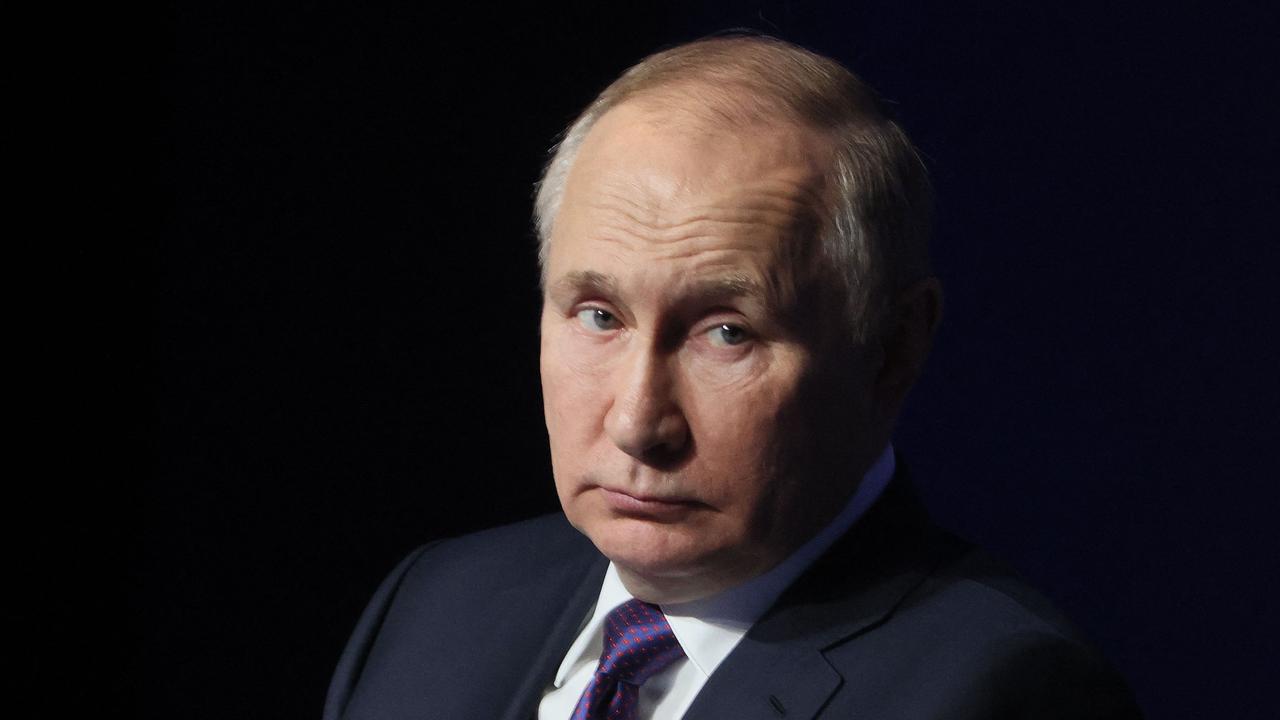 President Vladimir Putin claimed Russia had not ‘gone mad’. Picture: Mikhail Metzel/Sputnik/AFP