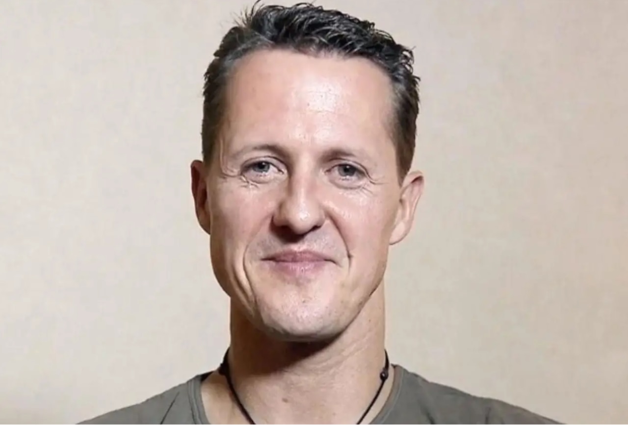 The interview was shot two months before Michael Schumacher's tragic accident.