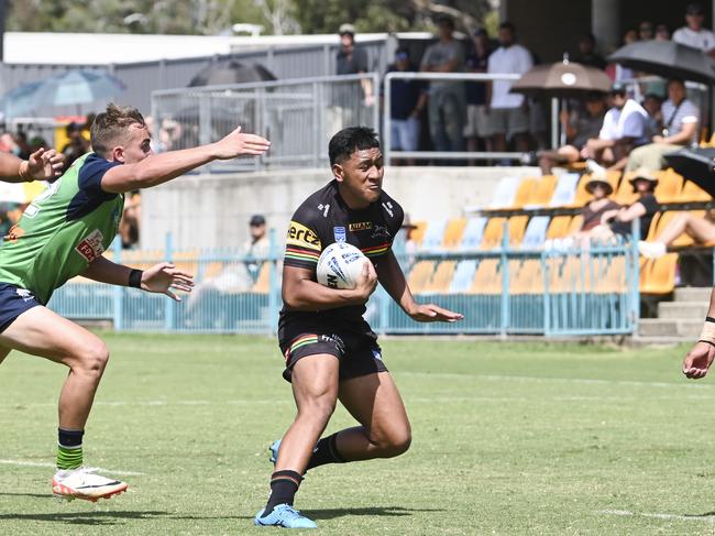 CANBERRA, AUSTRALIA, NewsWire Photos. MARCH 9, 2024: UNE Harold Matthews Cup - NSWRL Junior Reps Round Six Canberra Raiders vs Penrith Panthers at Raiders Belconnen in Canberra. Picture: NCA NewsWire / Martin Ollman