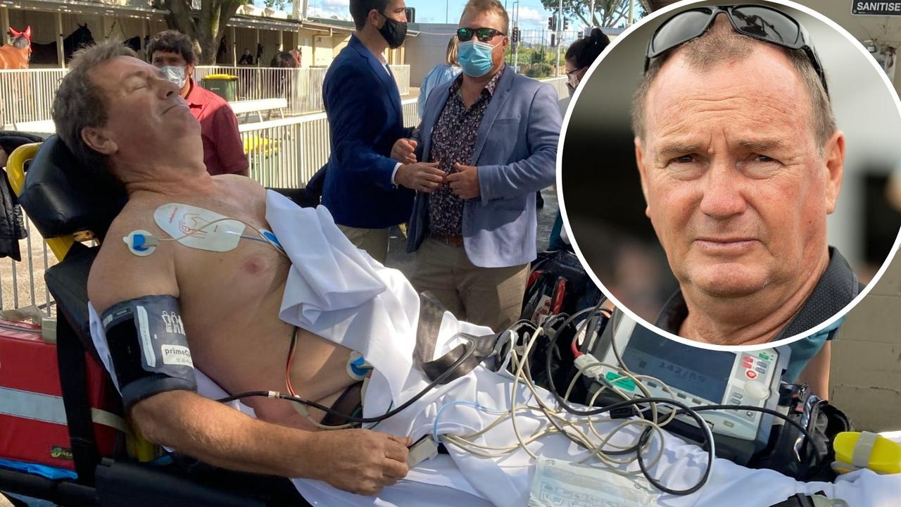 Racing trainer Gary Duncan is out of hospital and hoping to return to the track in the coming weeks after suffering a heart attack at the Doomben racecourse. Picture: Ben Dorries