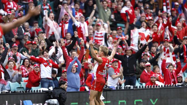 Sydney's Isaac Heeney continued his strong form. Photo: Phil Hillyard.