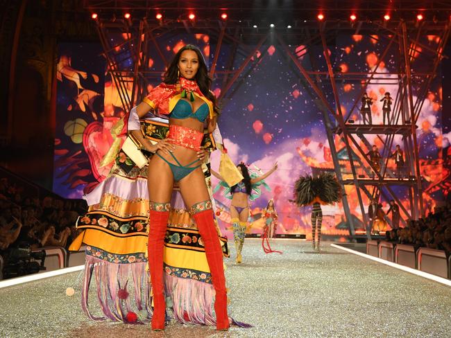 Lais Ribeiro walks the runway during the 2016 Victoria’s Secret Fashion Show on November 30, 2016 in Paris, France. Picture: Getty