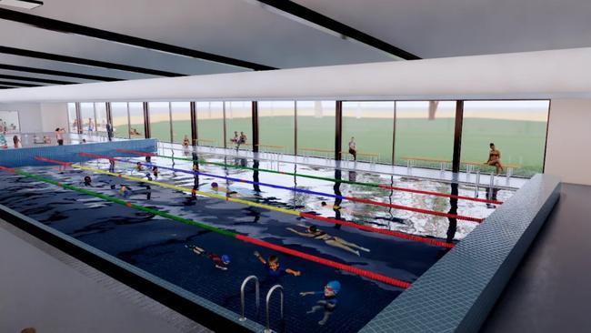 Designs for the George Town Council's new Aquatic, Health and Wellbeing Centre proposed for the current George Town Pool site. Picture: supplied.