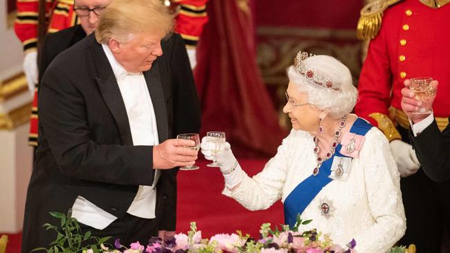 With US President Donald Trump’s state visit to the UK, the Left’s hypocrisy has been stronger than usual this week. Picture: Dominic Lipinski/AFP