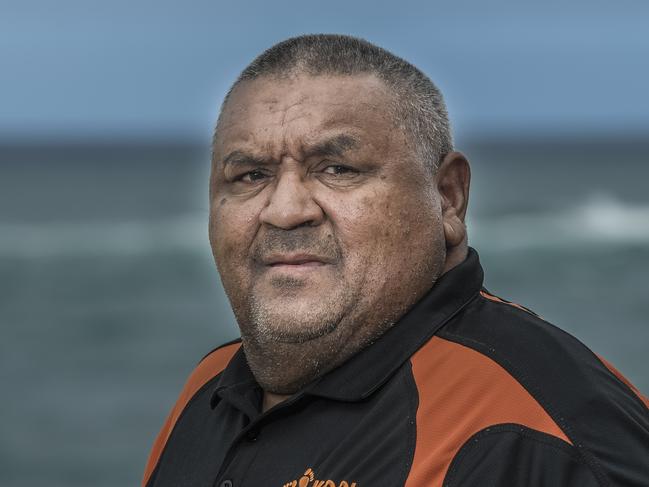 Native Title.South Australian elder Mark Koolmatrie and chair of the Tribal owners of Southern South Australia, taken at Port Noarlunga, South Australia.Thursday 13 August 2020 Pic Roy Van Der Vegt