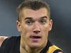 Round 7: Geelong v Richmond Dustin Martin his new Tattoo AFLR714 Picture:Wayne Ludbey.