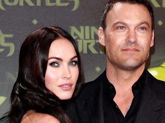 FILE - AUGUST 09: Actors Megan Fox and Brian Austin Green welcomed their third son together, Journey River Green, on August 4, 2016. BERLIN, GERMANY - OCTOBER 05:  Megan Fox and husband Brian Austin Green attend the Underground Event Screening of Paramount Pictures' 'TEENAGE MUTANT NINJA TURTLES' at UFO Sound Studios on October 5, 2014 in Berlin, Germany.  (Photo by Andreas Rentz/Getty Images for Paramount Pictures International)